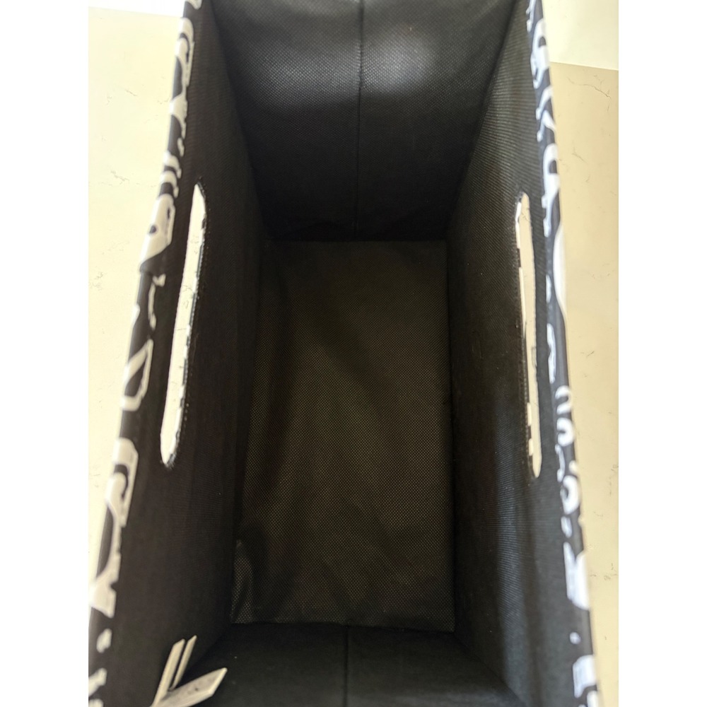 Thirty-One Fold N File Organizer Black White Paisley Storage Utility Tote Bag - Picture 5 of 7